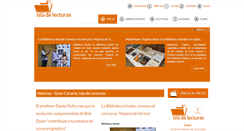 Desktop Screenshot of isladelecturas.com