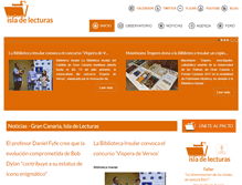 Tablet Screenshot of isladelecturas.com